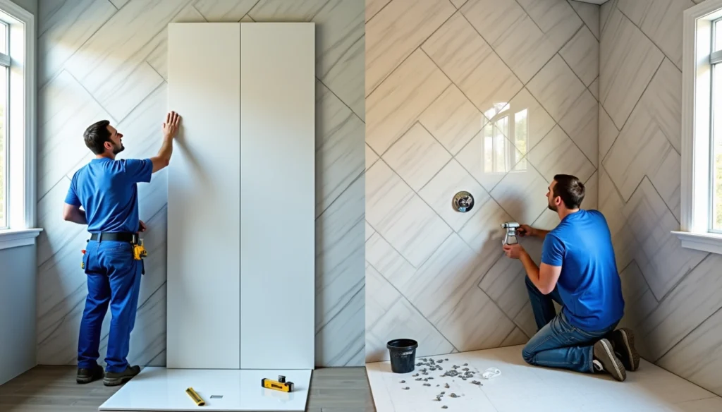 Shower Panels vs Tile: What Your Contractor Won't Tell You About Installation