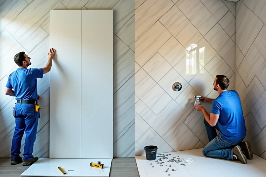 Shower Panels vs Tile: What Your Contractor Won't Tell You About Installation